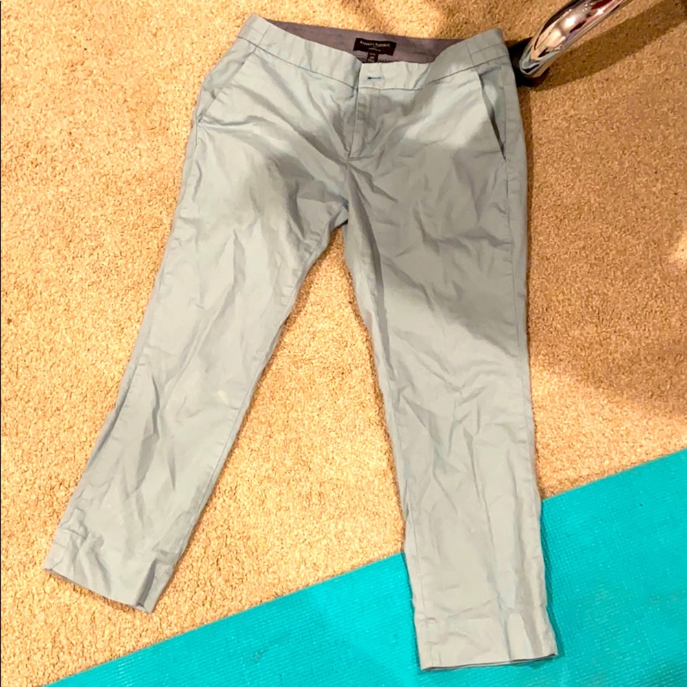 Pants that have a nice material.